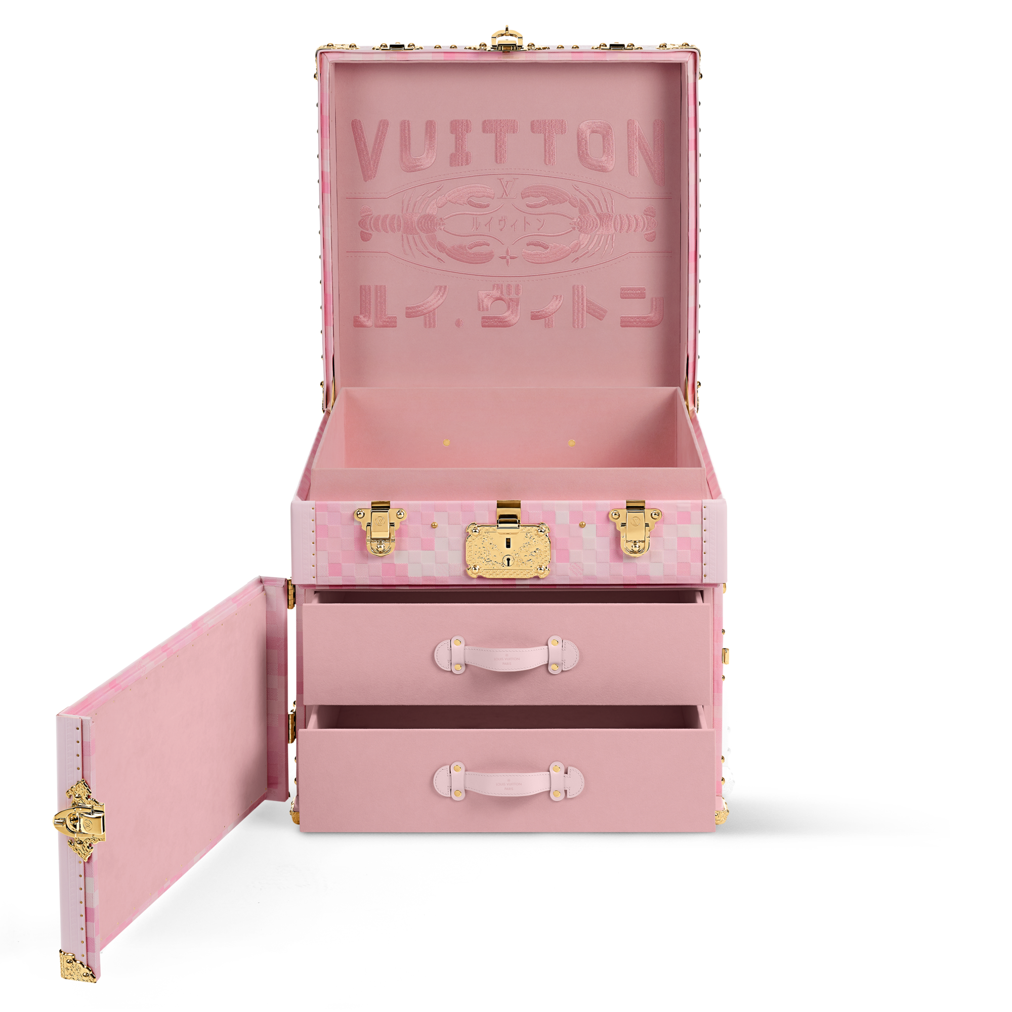 Courrier Lozine Carré Gauche Damoflage - Trunks and Boxes | LOUIS